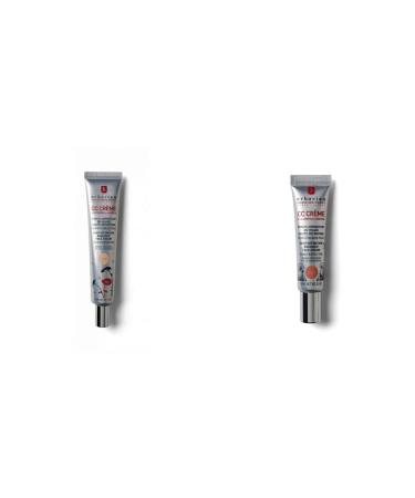 Erborian Korean CC Cream Skin Perfector SPF25 - Clair 45 ml & CC Cream with Centella Asiatica Lightweight Skin Perfector Tinted Moisturiser and Brightening Face Cream - 15ml