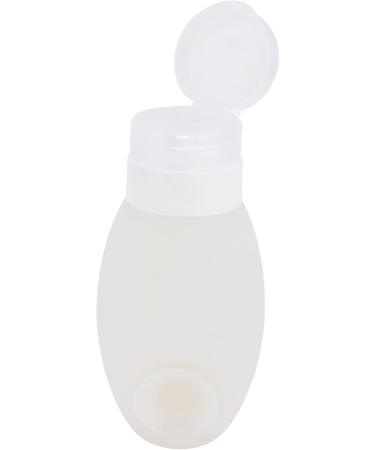 Zerodis Portable Silicone Cosmetic Storage Bottle for Outdoor Travel - Lightweight and Shampoo Bottle for Camping (White) - Buy Online on SooperMarket.com