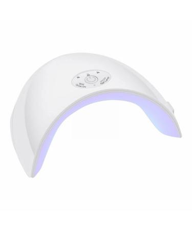 Nail Pebbles Led Light Baking Lamp Nail Polish Gel Machine 36W Induction Nail Lamp Tool Case for Nail Design Accessories 1 count (Pack of 1) White