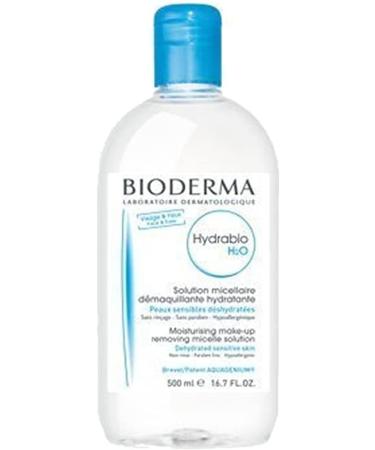 Bioderma Hydrabio H2O 500ml Micellar Solution for Sensitive Dehydrated Skin - Pack of 1 - Buy Online on SooperMarket.com