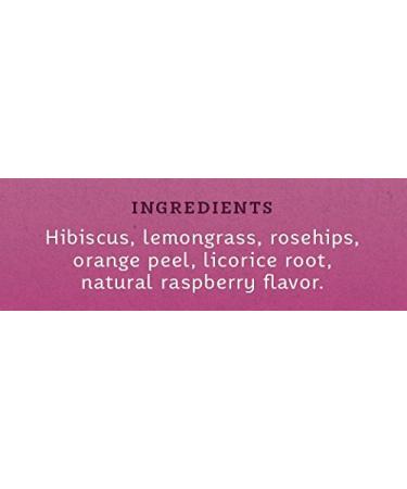 Stash Tea Wild Raspberry Hibiscus Herbal Tea Bags - 20 Count | Refreshing & Naturally Caffeine-Free - Buy Online on SooperMarket.com