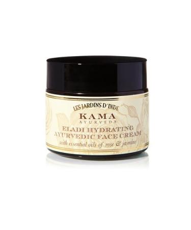 Kama Ayurveda Eladi Hydrating Ayurvedic Face Cream with Pure Essential Oils of Rose and Jasmine 50g