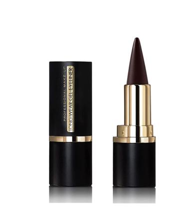 Matte Eye Coffee Eyeliner Stick Dark Brown Gel Eye Liner Sticks Smooth Eye-liner Pen Eyeliner Makeup Tattoo for Women(Coffee Color) Coffee Gel Eyeliner Stick