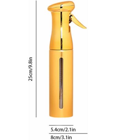 Sprayer Bottle Water Salon Hairdressing Sprayer Hair Spray Bottle Barber Fine Mist Sprayer Empty Bottle for Hair Styling Golden Hair Spray Bottle - Buy Online on SooperMarket.com