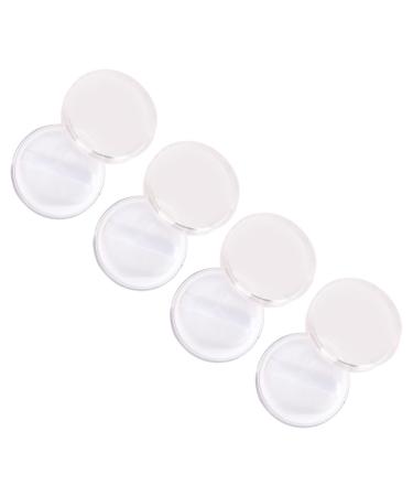 NOLITOY 4pcs Boxes Powder Box Travel Accessories Powder Case Travel Accessory Cosmetic Holiday Necessities