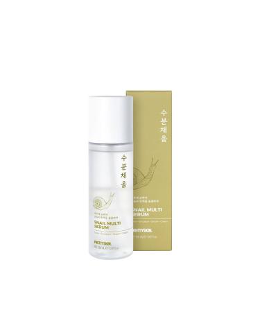 PS.PRETTYSKIN Snail Mucin Serum for face 5.07fl.oz (150ml) Toner+Emulsion+Serum+Cream | Korean skin care