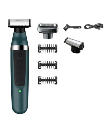 2 in 1 Single Blade Electric Shaver for Men Wet Dry Use Beard Trimmer Rechargeable Electric Razor for Men Body Shaving