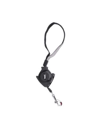 iplusmile Dog Leash Retractable - 1.4 m Dog Leash Extendable With Nylon Rope - Flexible Retractable Leash For Puppy Jogging Medium Black