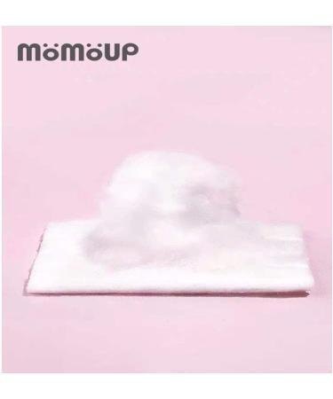 Momoup Organic Cotton Sheets 200 Pieces/Bag 100% Organic Unbleached (2# Double Effect Makeup Pads - 3 Bags) - Buy Online on SooperMarket.com
