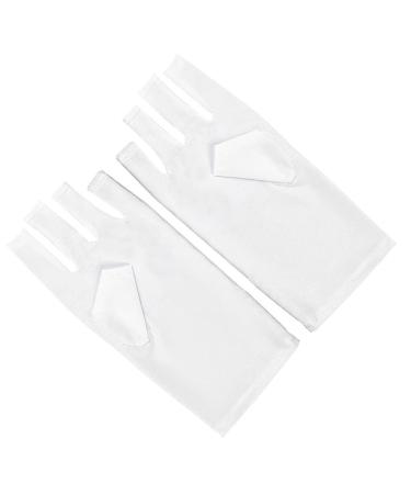 dijiusidy 1 Pair Manicure Protection Glove Hands Sun-proof Protector Non-slip Nail Art Gloves for Professional Short - Buy Online on SooperMarket.com