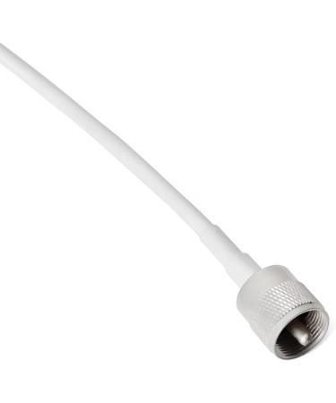 UAYESOK VHF Marine Base Antenna 48 Fiberglass Waterproof Boat Antenna | Adjustable Ratchet Mount - Buy Online on SooperMarket.com