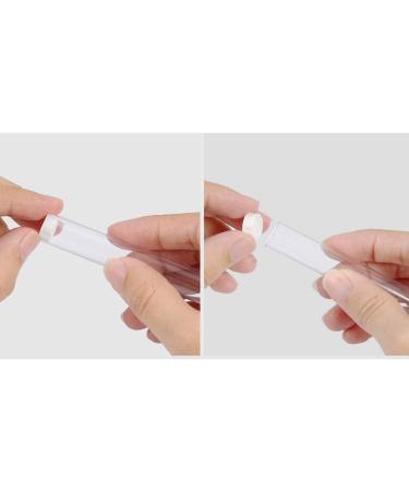 SKMZ Clear PVC Tube Packaging with Caps 0.5ML 1ML Empty Cartridges - Bead Craft Supply Storage (100PACK) - Buy Online on SooperMarket.com