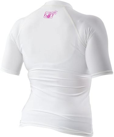 Body Glove Women's Rashguard - Basic Fitted Short Sleeve - White (Small) - Buy Online on SooperMarket.com
