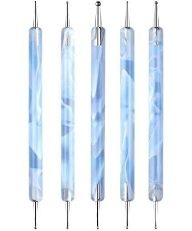 Desikixudy 10 Wave Bar Chain Link Needle Point Pen Point Drill Pen Can Be Used to Embellish Gel Nail Skills - Buy Online on SooperMarket.com