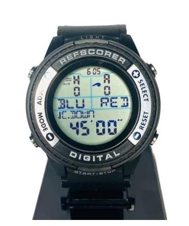 RefStuff RefScorer Digital New v2.021 Soccer Referee Watch - Record The Score of The Game! and Now Interchangeable Customisable Top Rings/Bezels! - (Sold Separately in Packs of 5)