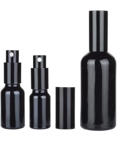 Zeoabsy 24 Pack 15ml Black Glass Spray Bottles & 2 Funnels - Refillable Atomizer for Travel & Essential Oils - Buy Online on SooperMarket.com