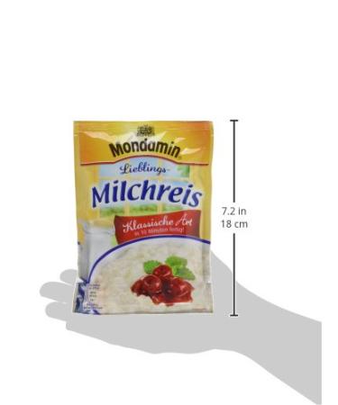 Mondamin Rice Pudding Classic Style - Quick & Easy Dessert | Just Add Milk | 14 x 125g Packs - International Shipping Available - Buy Online on SooperMarket.com