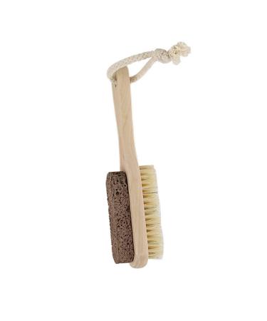 FRCOLOR Scratcher Pedicure Brudh 2pcs Presser Foot Wooden Double Sided Foot Pumice Stone Wooden Pumice Stone 1 count (Pack of 1)