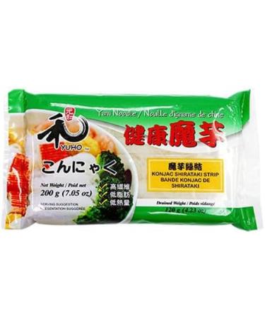 Yuho Shirataki Strip In Knots 200g (Pack of 3) | Healthy Food | Low Calories | Low Carb Noodles | Fat Free | Sugar Free | High Fiber - Buy Online on SooperMarket.com