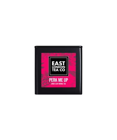 East London Tea Co. - PERK ME UP Herbal Tea | High in Caffeine | Yerba Mate | 100% Natural Ingredients (80g Tin)