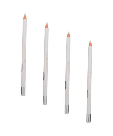 PLAFOPE 4pcs White Line Drawing Eyebrow Pencil Eyeliner Makeup Tool Peel- off Eyebrow Pencil Eyeliner Pencil