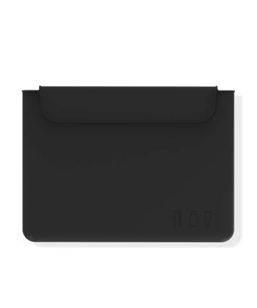 FERYES Silicone Makeup Bag, Premium Travel Toiletry Bag for Women, Easy Carry Cosmetic Bag for Makeup, Beauty Tools, and Brushes -Black
