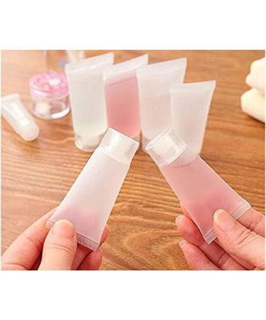 20PCS 10ML Clear Empty Refillable Plastic Soft Tubes Bottle Cosmetic Sample Bottles Jars Travel Makeup Container with Screw Cap For Lip Gloss Balm Body Lotion Shower Gel Shampoo Facial Cleanser (10ml) - Buy Online on SooperMarket.com