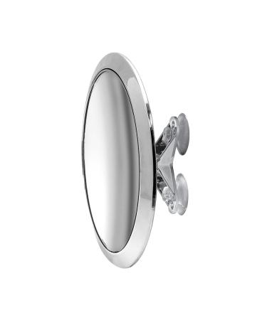 Britta Products Large 8 Suction Mount Mirror - 5X Magnifying Vanity Makeup Mirror with 3-Point Super Suction  Pivoting  Rotating and Locking Suction