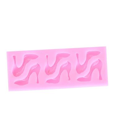 ABOOFAN Birthday Present Cake Decorating Supplies Valentines Galentines Chocolate Molds Baking Tools and Equipment Man Gifts for Birthday High Heel Decorative Items Grace Pink
