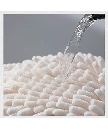 Sophie & Panda Fuzzy Ball Towel Set - White & Gray | Pack of 2 Decorative Bathroom Towels for Instant Hand Drying - Buy Online on SooperMarket.com