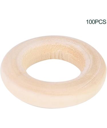 Alomejor 100pcs 25mm Baby Teething Relief Ring | Safe DIY Craft Accessories for Baby Crafts - Buy Online on SooperMarket.com