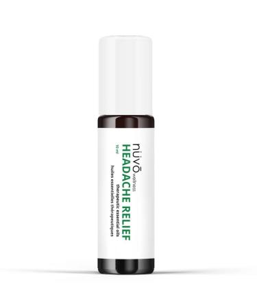 Migraine Relief Roll-On Made with Peppermint Lavender Eucalyptus & Other Aromatherapy Essential Oils For Headaches Body Pain and Sore Muscles No Fillers 10 ml