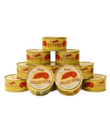 Red Feather Creamery Canned Butter - 100% Pure New Zealand Butter - 24 Cans/Full Case, 12 Ounce - Ideal for Emergency Preparedness - Buy Online on SooperMarket.com