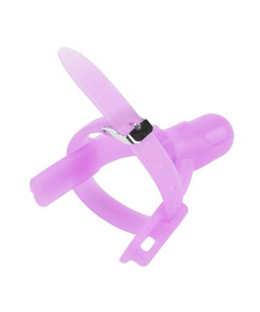 Adjustable Thumb Sucking Finger Protector for Babies & Toddlers - Silicone Teething Ring in Purple - Buy Online on SooperMarket.com