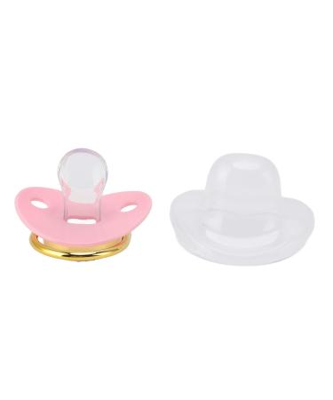 Shinning Heart Shape Baby Pacifier - Personalized Glitter Crystal Dummy | Ideal Bling Gift for Girl Baby Shower & Photography (Pink) - Buy Online on SooperMarket.com