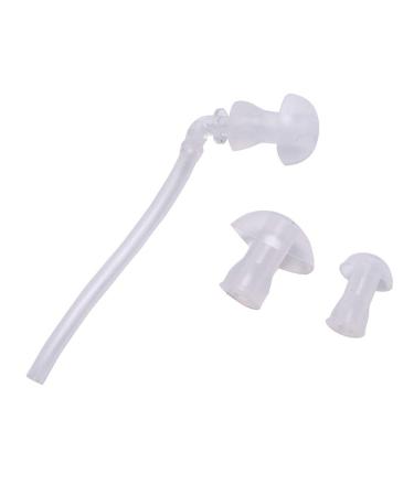 JIAHAO 1 Tubes + 3 Ear Plugs 8/11/13mm Hearing Aids Accessories Earpiece 1 Set Hearing Aid Earplug Eartips with Sound Tube