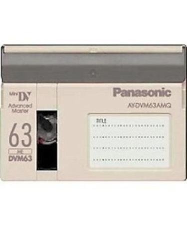 PANASONIC AYDVM63AMQ Professional Quality MiniDV Tape