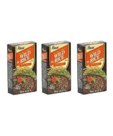 Reese Wild Rice Paddy Grown Pack of 3 4-Ounce Boxes (12 Ounces Total)