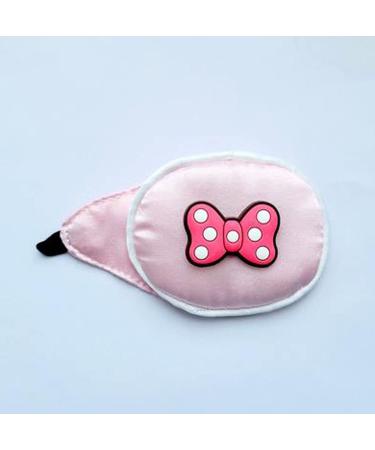 Single Silky Lovely Cartoon Eye Patch Glasses Cover Lazy Training Amblyopia Strabismus Corrected Eye Patches for Children's - (Rosette Pattern) Left Eye