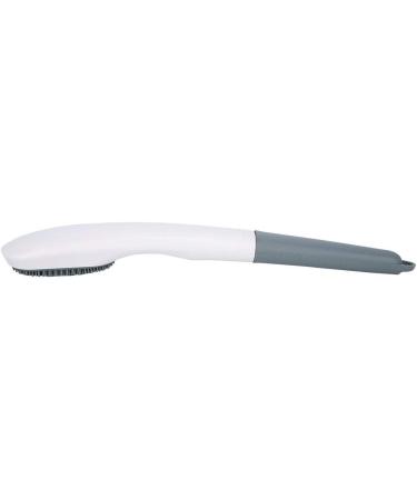 Electric Silicone Bath Brush - Waterproof Vibrating Body Shower Cleansing & Massager - Long Handle Multi-functional Design (Gray) - Buy Online on SooperMarket.com