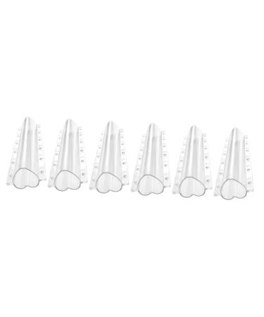 Mipcase 6 Pcs Vegetable Shaping Mold Star Mold Cucumber Molds Garden Fruits Forming Mould Miniature Planter