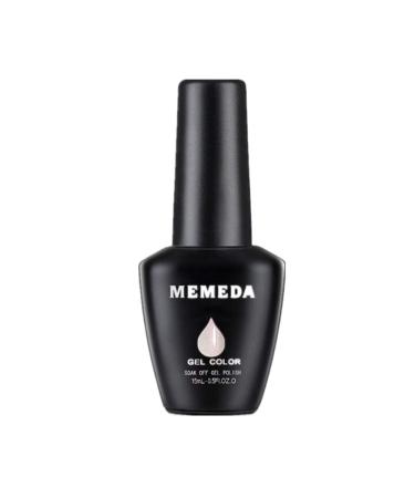 MEMEDA 15ml Gel Nail Polish - Soak Off UV LED Peal White Varnish (Shiny Finish) - Buy Online on SooperMarket.com