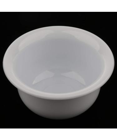 Shaving Brush Stand Holder & Mug Soap Dish Set - Silver/White | Perfect for Home & Barber Use - International Shipping Available - Buy Online on SooperMarket.com