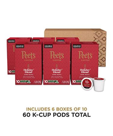 Peet's Coffee Holiday Blend 2021 - Dark Roast - 60 K-Cup Pods for Keurig - Buy Online on SooperMarket.com