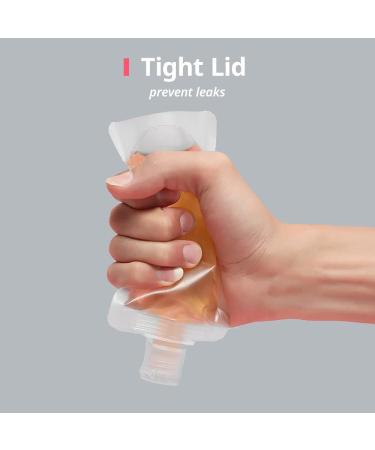 Travel Bottles Set - 15 Pieces 100ml Squeeze Bottles for Toiletries Perfect for Air Travel Shampoo Gel & Cream - Mulaibdin - Buy Online on SooperMarket.com