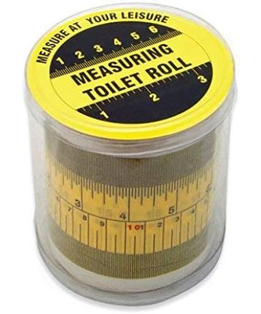 Funny Measuring Tape Toilet Paper - Hilarious Size Scale Toilet Paper Joke for All Occasions - Buy Online on SooperMarket.com