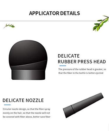 Immetee Hair Fibers Pump Applicator | Black Spray Nozzle for Effortless Hair Thickening - Buy Online on SooperMarket.com