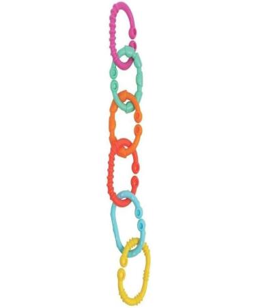 Playgro stroller chain - stroller trailer - children's toys - trailer - stroller - stroller chain - colored 24 -part single