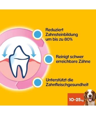 Shop Pedigree DENTASTIX Daily Oral Care Mega Pack - 105 Dental Treats for Dogs (10-25kg) | Premium Dog Snacks & Dental Care - Buy Online on SooperMarket.com