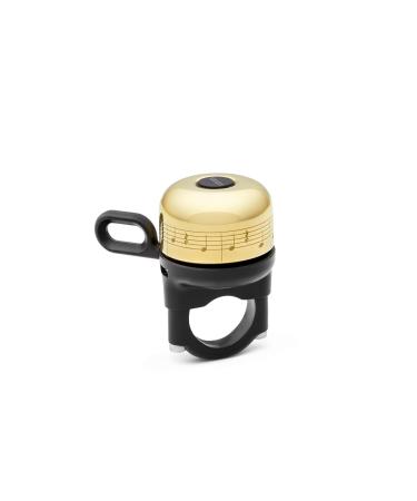 Woom Vienna Bell Bicycle bell for children loud for boys and girls for 19 22.2 mm diameter brass sound glossy gold